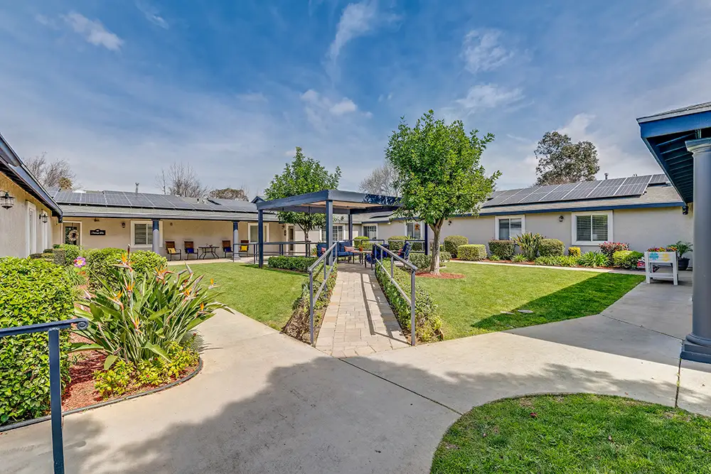 Riverside-HOME-Discover-Community Dining area of an apartment at Healdsburg